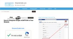 Desktop Screenshot of dreamscoder.com